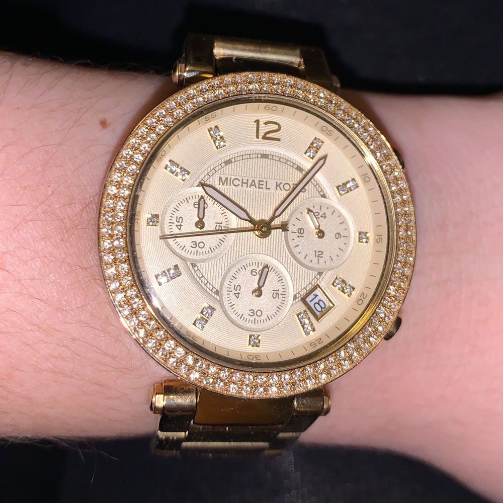 ✨MK gold watch